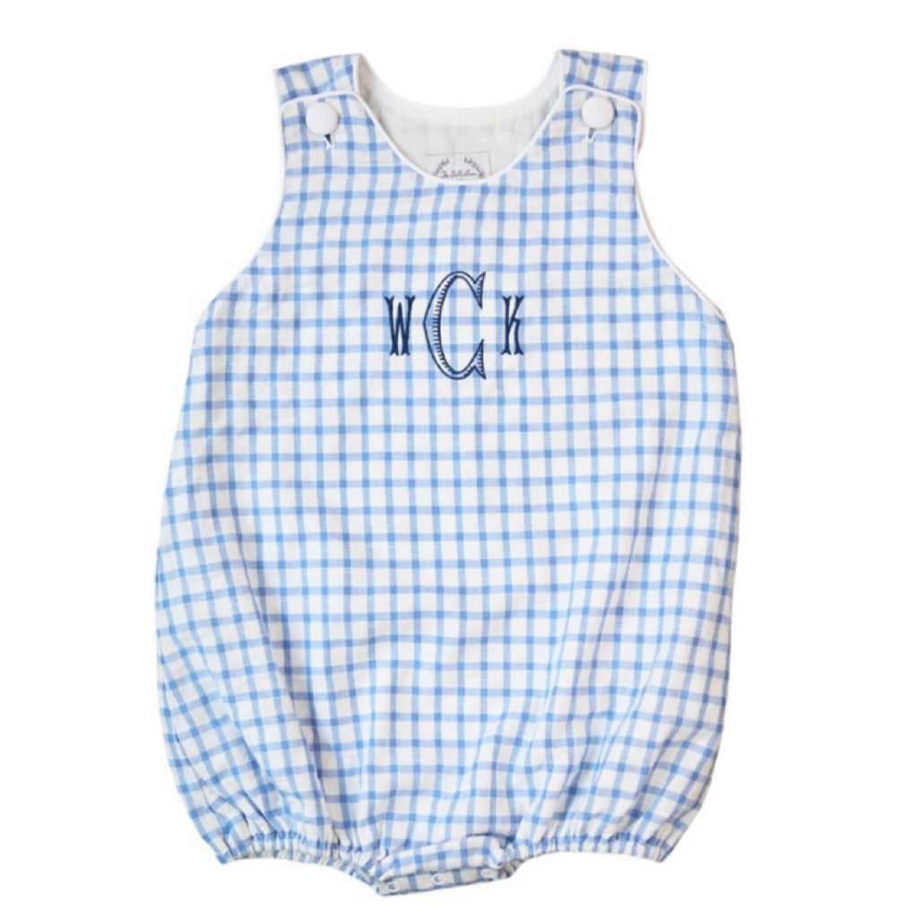 Bailey Summer Bubble in Light Blue Windowpane