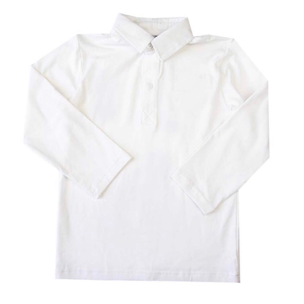 White Jack Classic Long-Sleeve Polo
