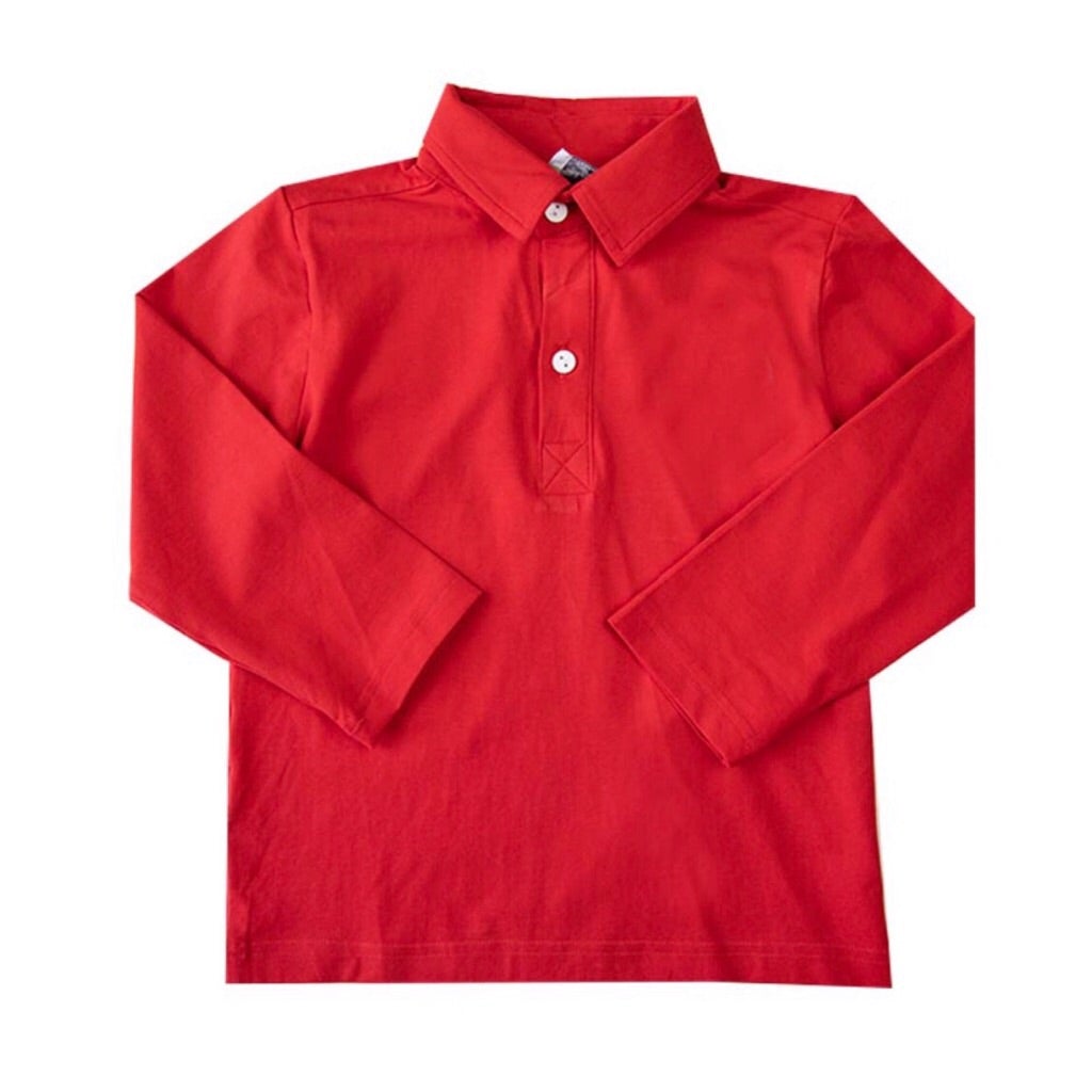 Red Jack Classic Long-Sleeve Polo