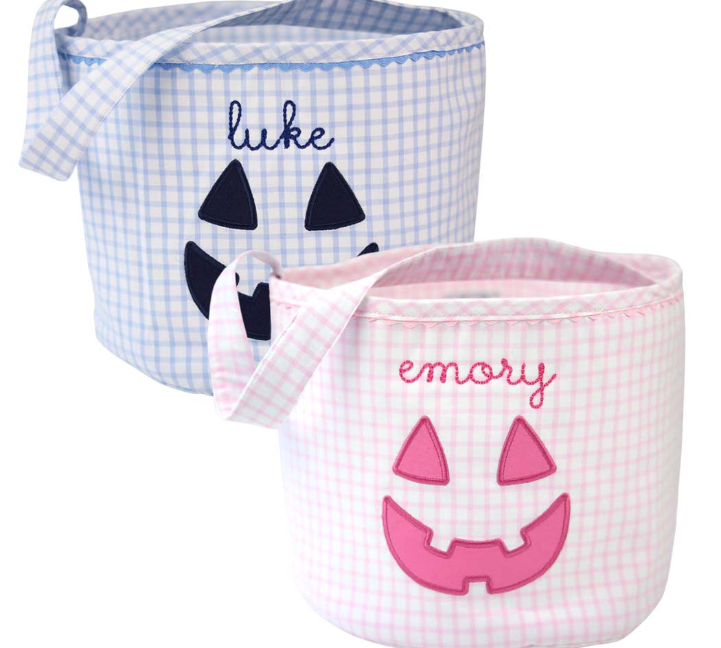 Personalize the Magic: Monogrammed Halloween Candy Buckets by The Bella Bean