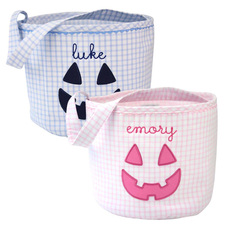 Personalize the Magic: Monogrammed Halloween Candy Buckets by The Bella Bean