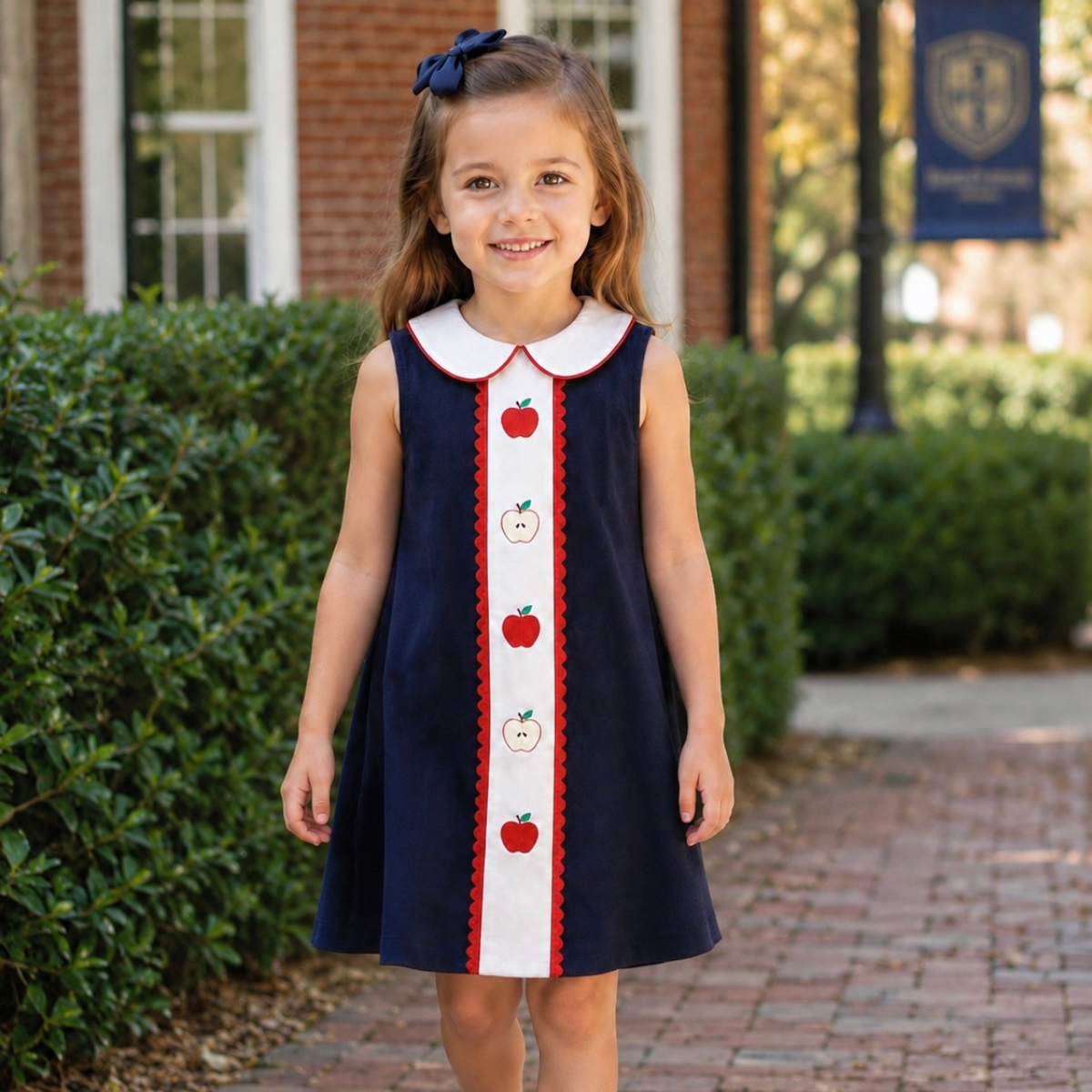 Back to School Apple Dress