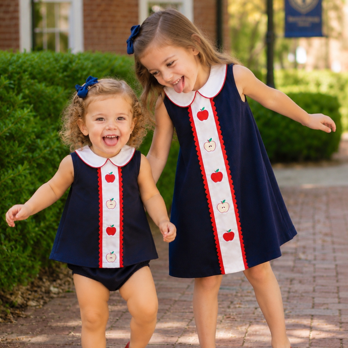 Back to School Apple Swing Set