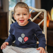 Navy Birthday Balloon Sweatshirt