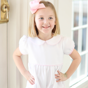 White & Pink Honeycomb Girl Bubble