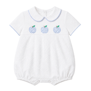 Baby Blue Gingham Apple Bubble