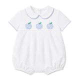 Baby Blue Gingham Apple Bubble