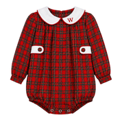 Christmas Red Tartan Bubble