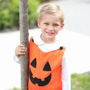 Orange Jack-O-Lantern Shortall