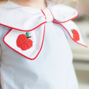 Vintage Apple French Knot Girls Bubble