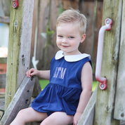 Whitley Navy Knit Bubble