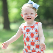 Unisex Red Apple Print Swing Set