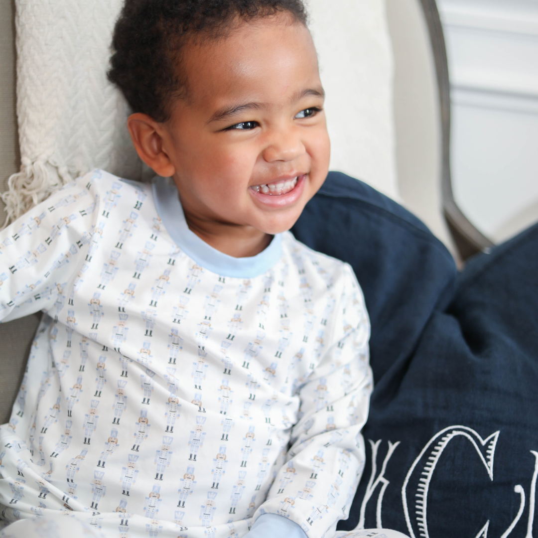 Christmas Blue Nutcracker Loungewear Set