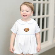 French Knot Puppy Dog Bubble