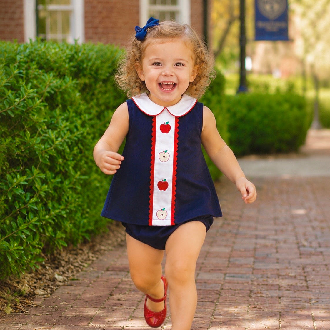Back to School Apple Swing Set