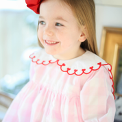 Pink Gingham Heart Dress