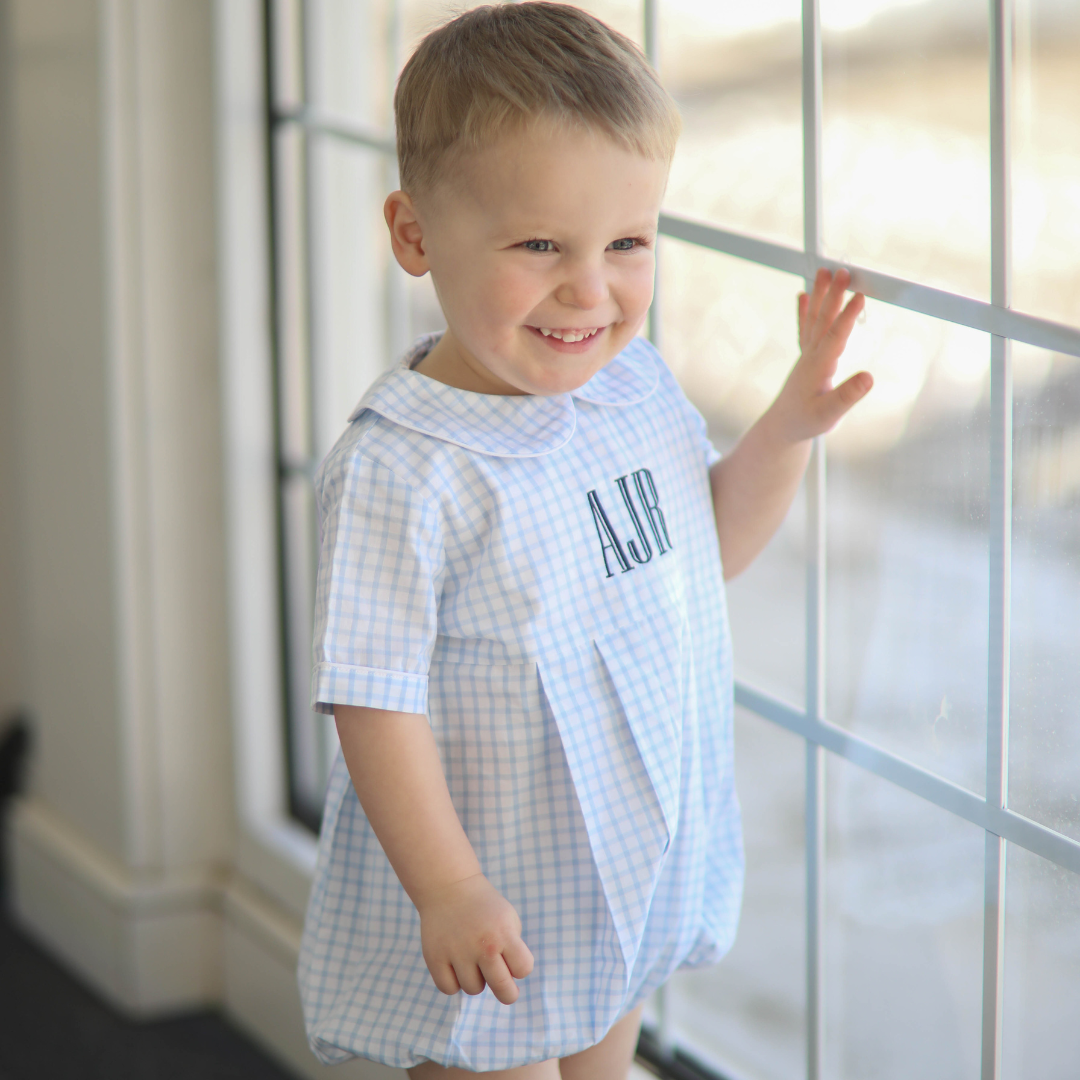 Blue Windowpane Bubble