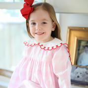 Pink Gingham Heart Dress