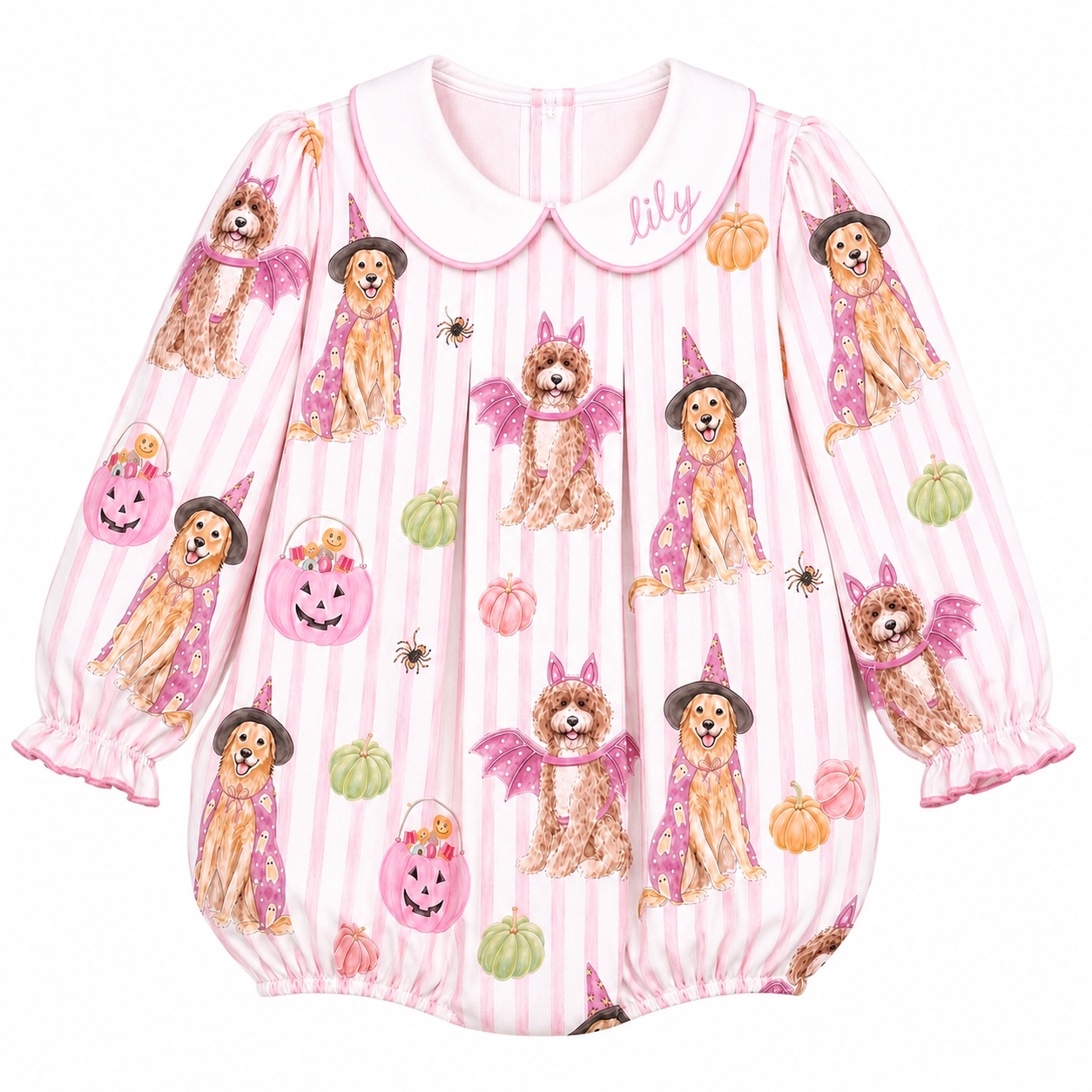 Girls Halloween Puppy Bubble