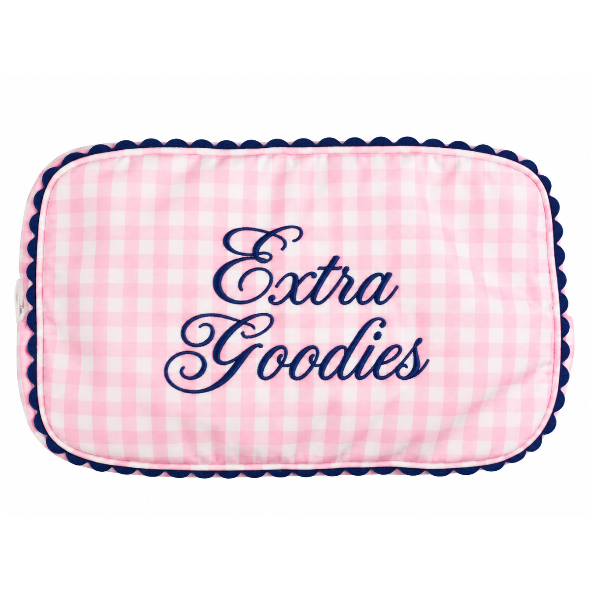 Extra Goodies Pink Gingham Pouch