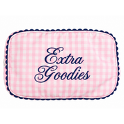 Extra Goodies Pink Gingham Pouch