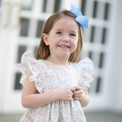 Spring Floral Ruffle Swing Set