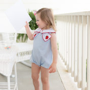 Vintage Apple French Knot Girls Bubble