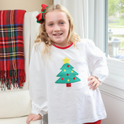 Christmas Tree Applique Top