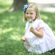 Pink Gingham Bloomer Set