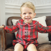 Christmas Red Tartan Bubble