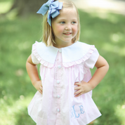 Pink Gingham Bloomer Set