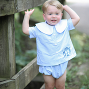 Blue Gingham Bloomer Set