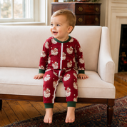 Christmas Vintage Santa Zippy Loungewear