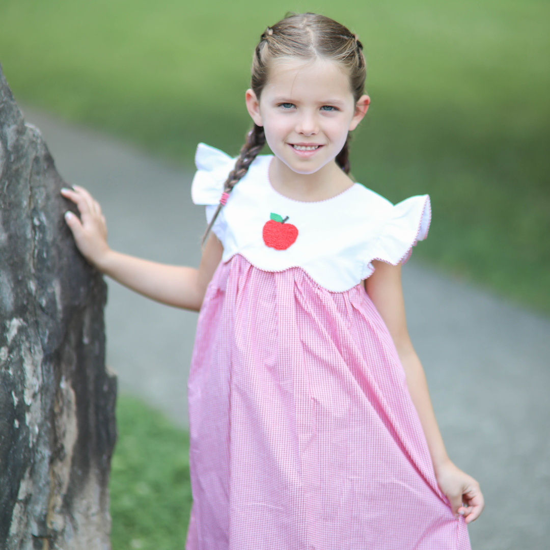 Lucy Apple Ruffle Dress