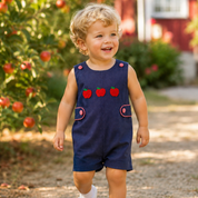 Navy Oxford Apple Boys Shortall
