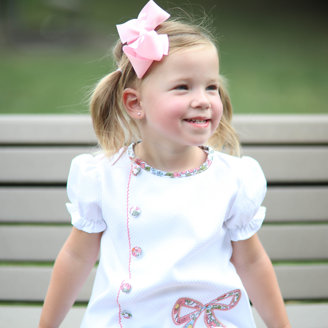 Floral Bow Bloomer Set