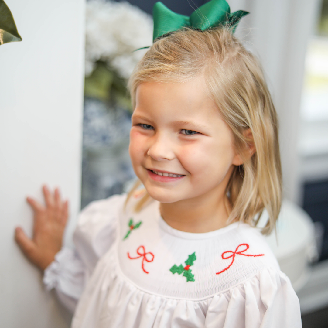 Smocked Holly Dress