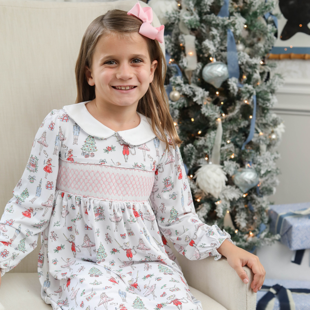 Nutcracker smocked dress outlet