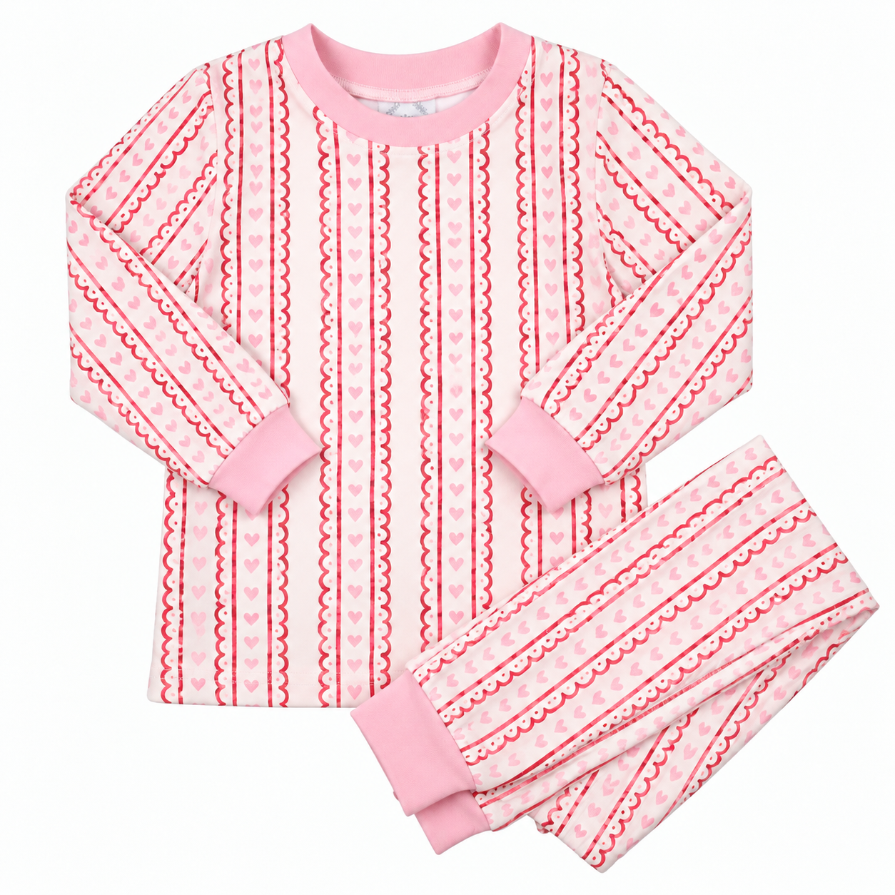 Valentine's Day Pink Hearts Loungewear