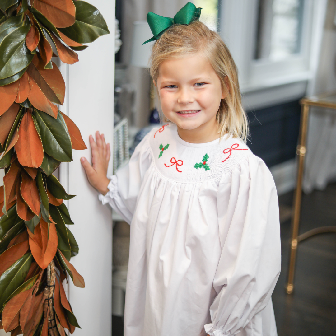 Smocked Holly Dress