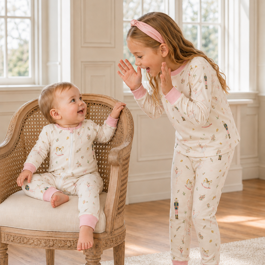 Christmas Pink Nutcracker Loungewear Set