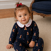 Christmas Santa Teddy Bear Romper