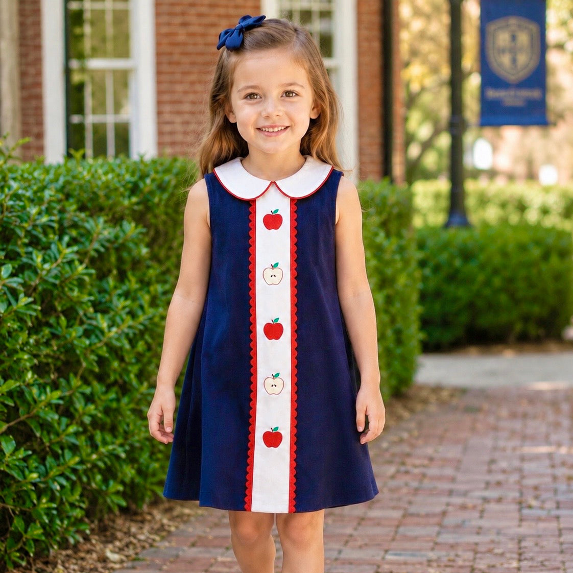Back to School Apple Dress