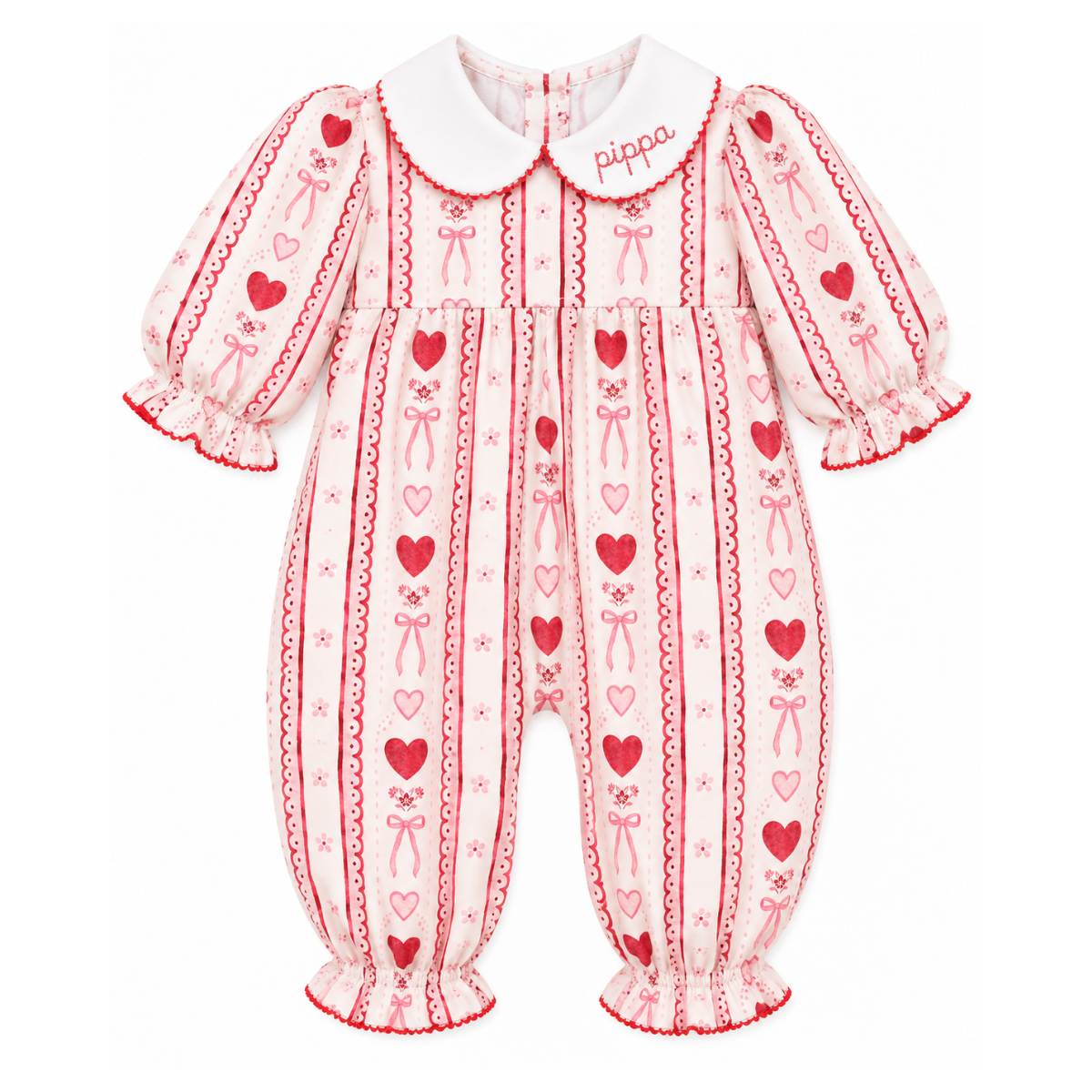 Sweetheart Bows Romper