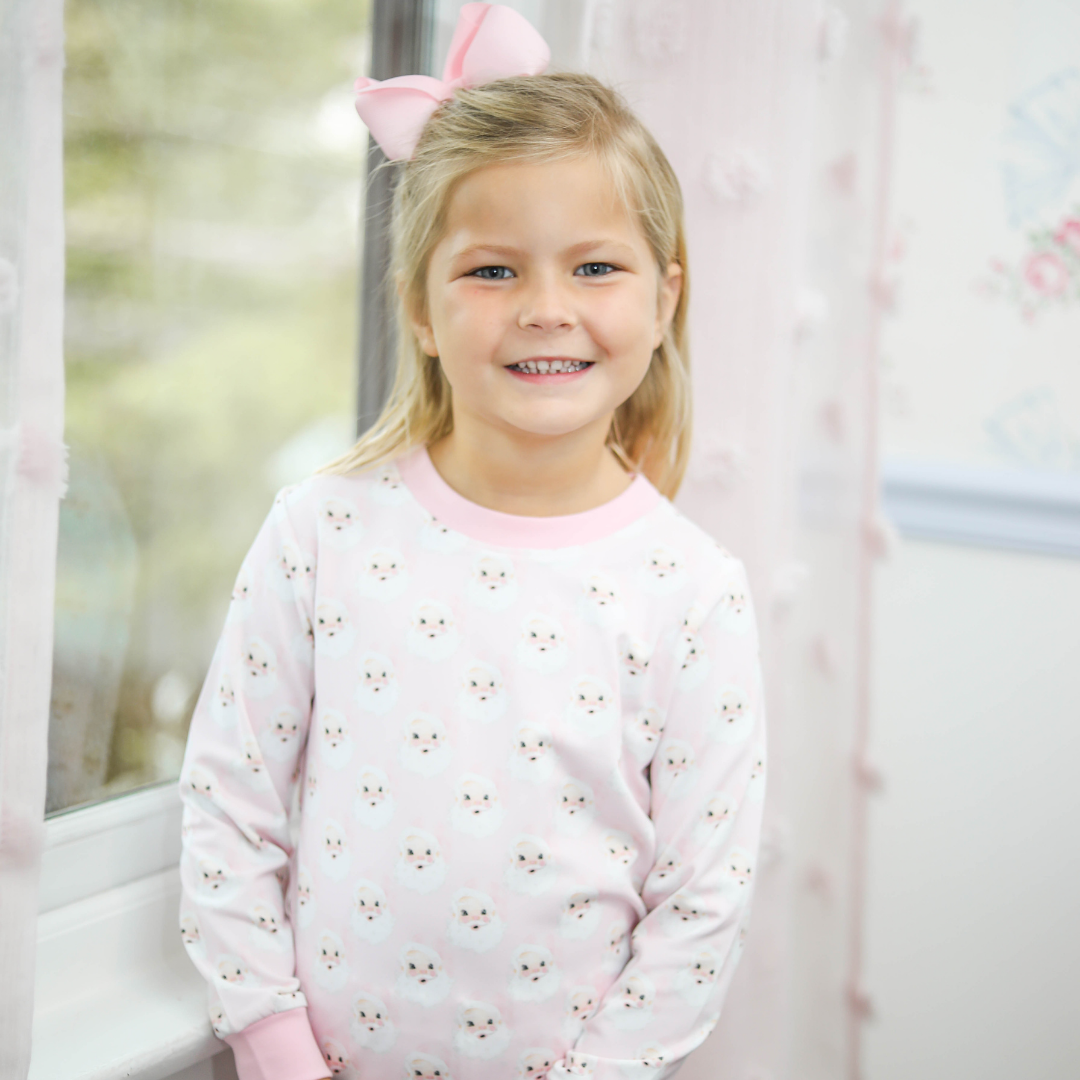 Pink Santa Loungewear Set