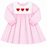 Pink Gingham Hearts Dress