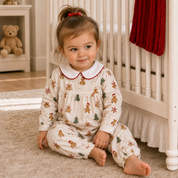 Christmas Teddy Bear Romper