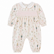 Christmas Smocked Nutcracker Romper