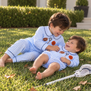 Sports Lovers Gingham Bubble