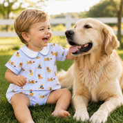 Football & Puppies Swing Set